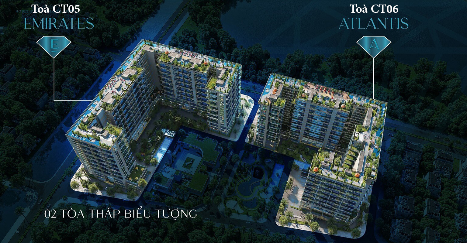 Phối cảnh dự án Noble Crystal Long Biên