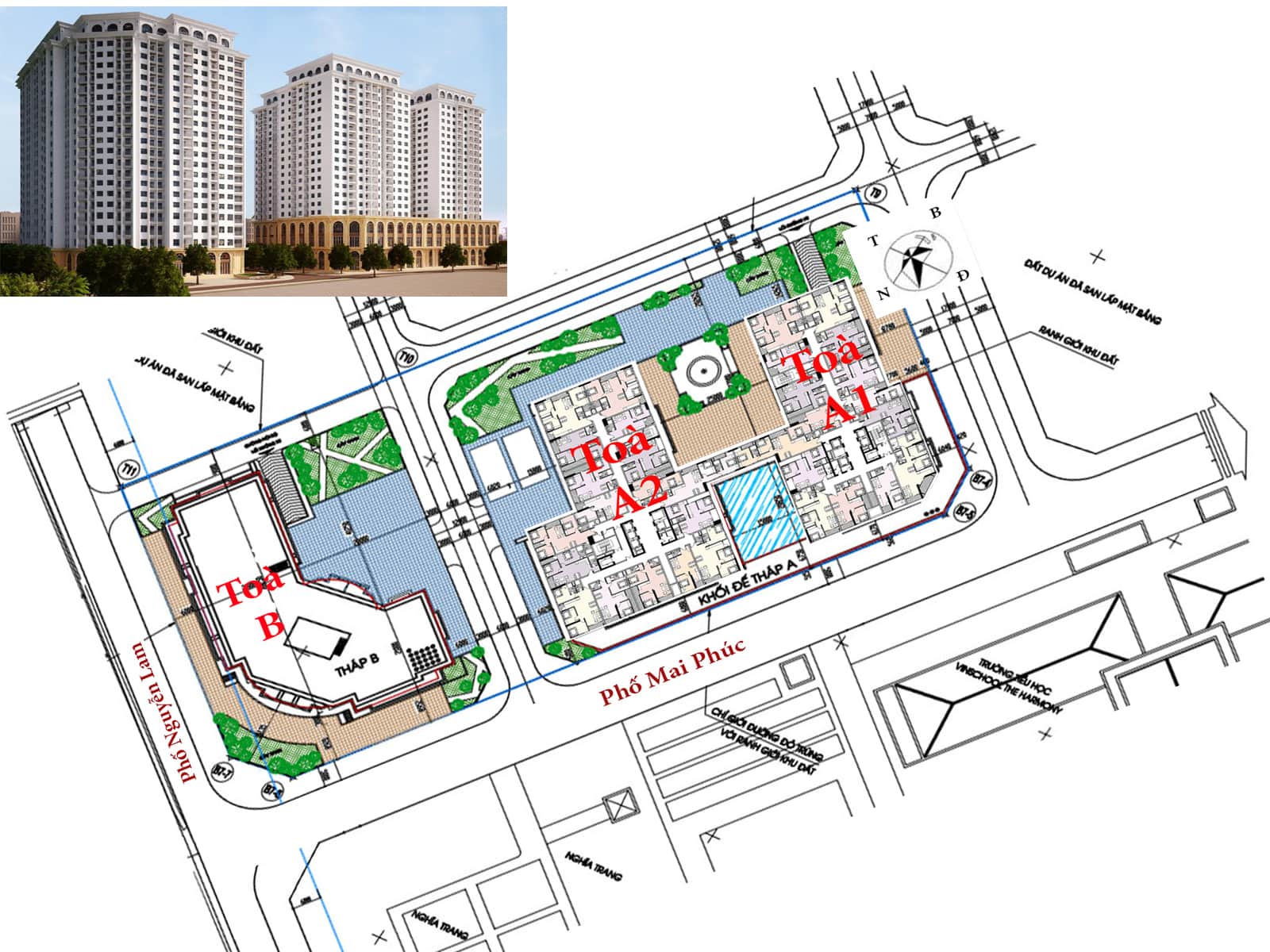 Mặt bằng dự án Ruby Riverside