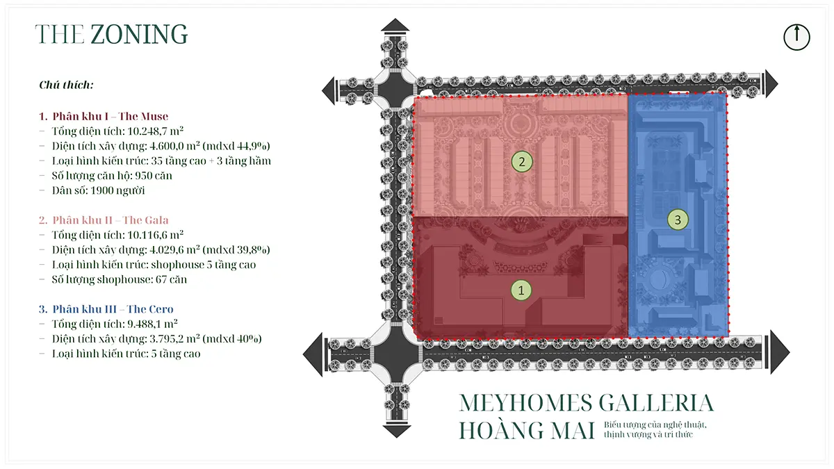 Mặt bằng Meyhomes Galleria Hoàng Mai