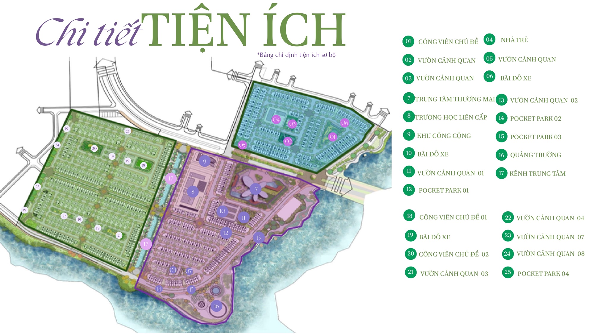 tiện ích sống Pearl Rivera Hanoi