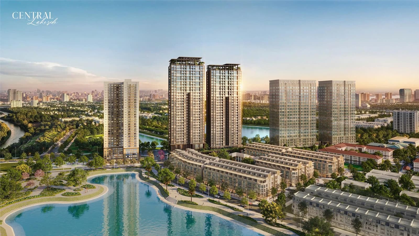Phối cảnh dự án Central Lakeside
