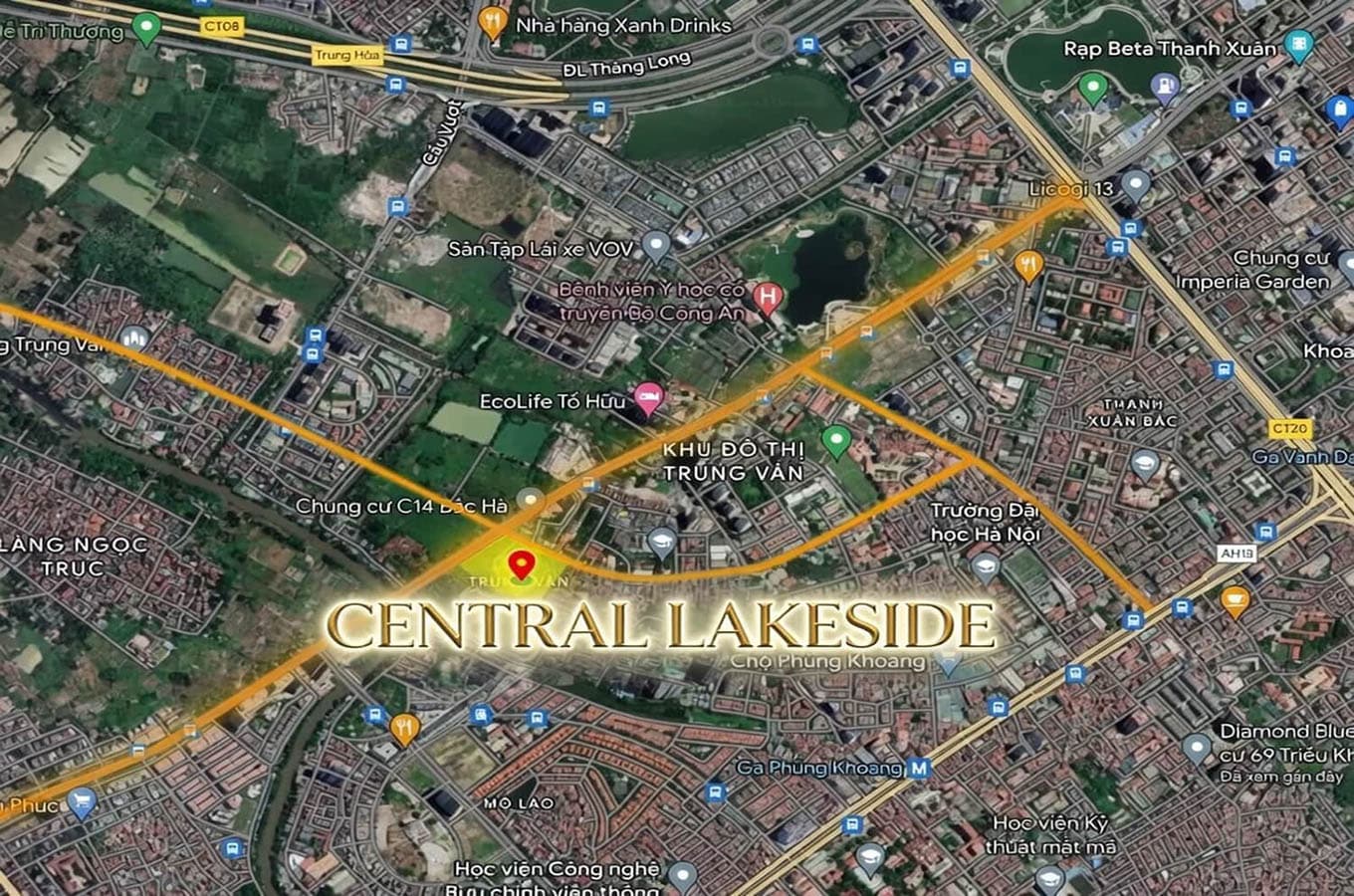Vị trị Central Lakeside